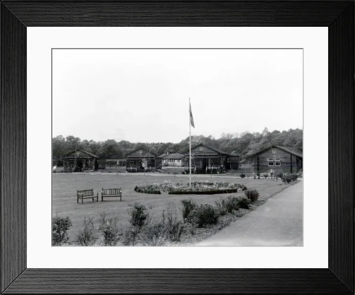 Framed Print : Itchingfield Camp School - 20 April 1945 Framed Print : Itchingfield Camp School - 20 April 1945