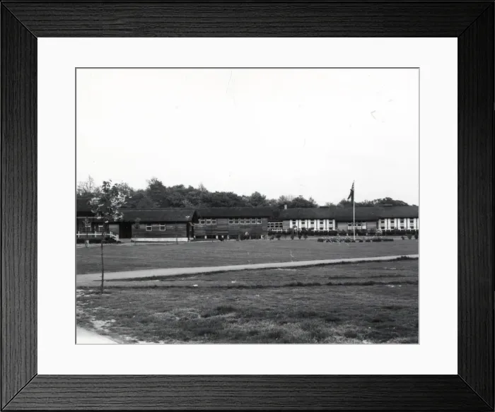 Framed Print : Itchingfield Camp School - 20 April 1945 Framed Print : Itchingfield Camp School - 20 April 1945