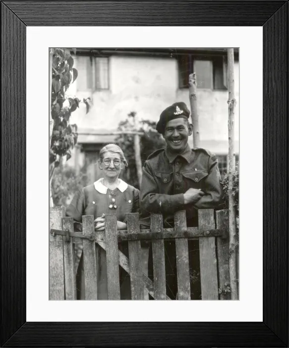 Framed Print : Its over at last - 5 June 1945 Framed Print : Its over at last - 5 June 1945