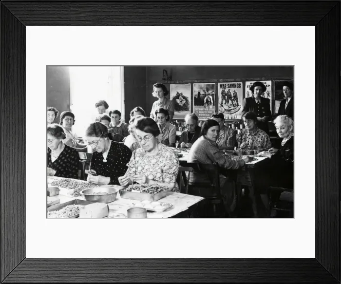 Framed Print : Broadlands Factory - 18 May 1945 Framed Print : Broadlands Factory - 18 May 1945