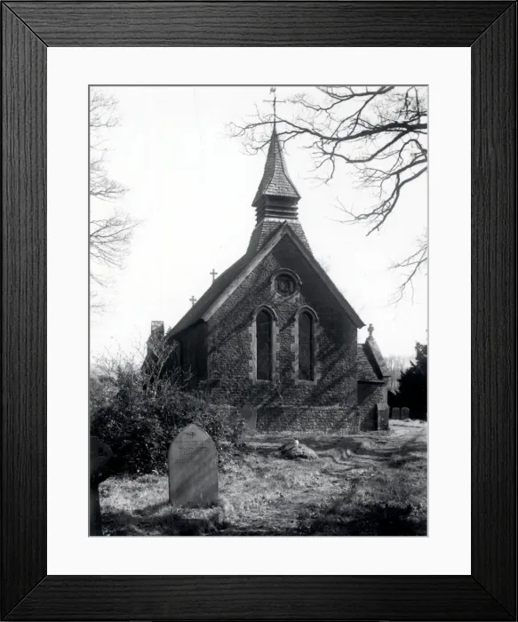 Framed Print : St Lukes Church, Linch - March 1946