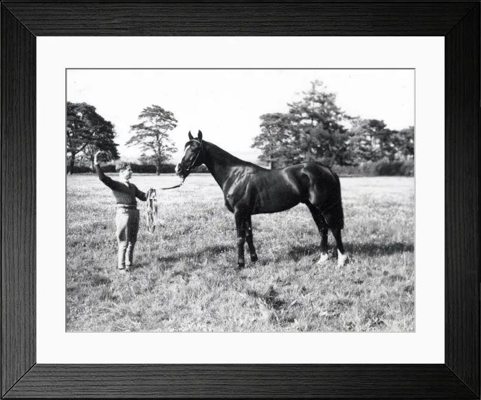 Framed Print : Ole! The things we do for a photo - 13 May 1946 Framed Print : Ole! The things we do for a photo - 13 May 1946