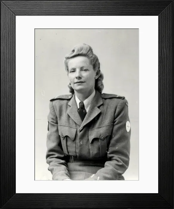 Framed Print : Polish Red Cross Identity Photo - August 1946 Framed Print : Polish Red Cross Identity Photo - August 1946