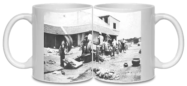 RSR 2  /  6th Battalion, Dobi Ghat, washing clothes, Cornwallis Barracks, Bangalore
