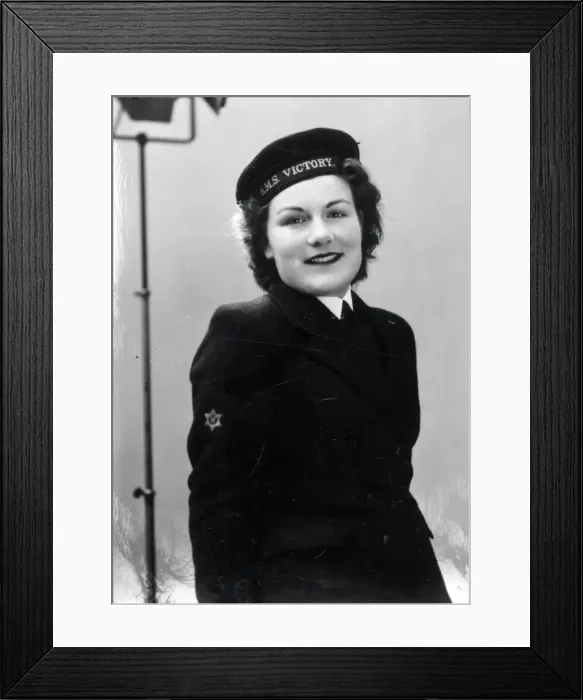 Framed Print : Portrait of a young woman - October 1946 Framed Print : Portrait of a young woman - October 1946