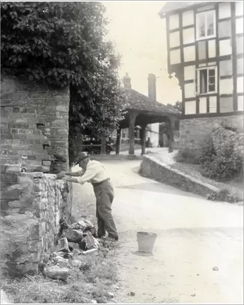 Stone Walling - June 1945