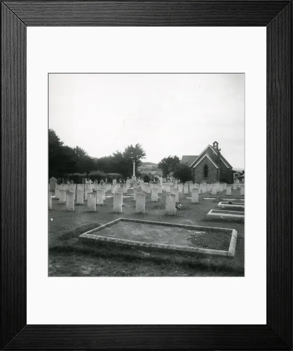 Framed Print : Canadian War Graves, Seaford - 15 October 1947 Framed Print : Canadian War Graves, Seaford - 15 October 1947