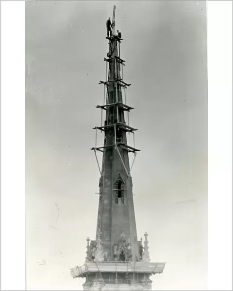 Petworth Church Spire - about 1947