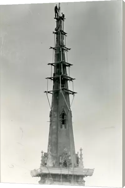 Petworth Church Spire - about 1947