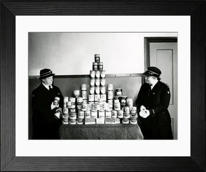 Framed Print : Petworth Food Parcels - about 1948 Framed Print : Petworth Food Parcels - about 1948