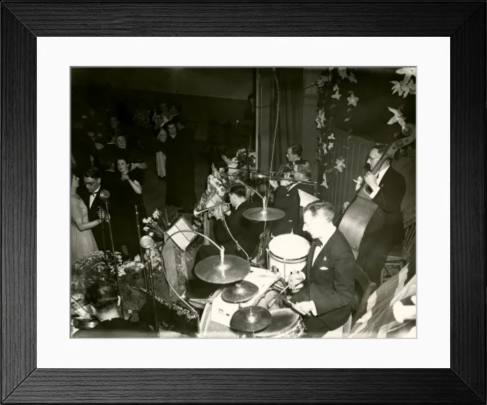 Framed Print : Ron Jeens Dance Orchestra - April 1948 Framed Print : Ron Jeens Dance Orchestra - April 1948