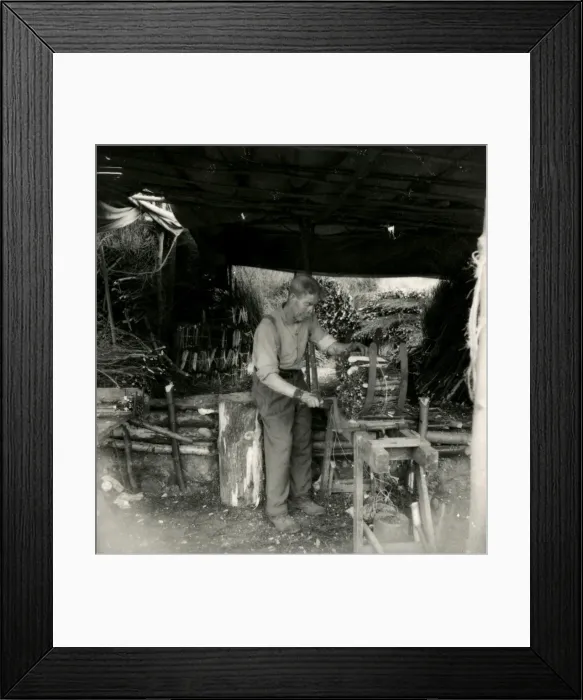 Framed Print : Pimpmaker at Work - May 1948 Framed Print : Pimpmaker at Work - May 1948