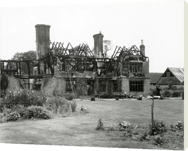 Fire at Loxwood Place - 29 June 1948