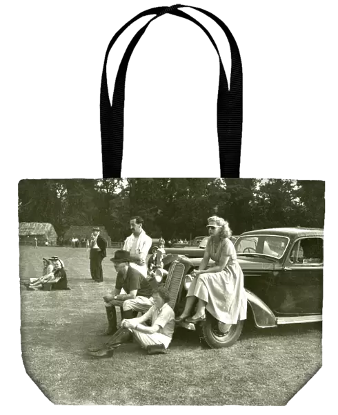 Watching the Polo at Cowdray - July 1948