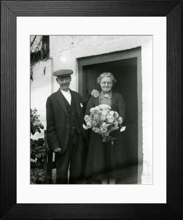 Framed Print : Golden Wedding - October 1948
