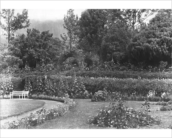 RSR 2  /  6th Battalion, Surianalle, Travancore, view of Leslies garden and grounds