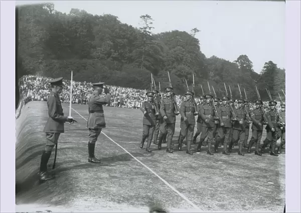 Trooping the colours at Arundel september 1933