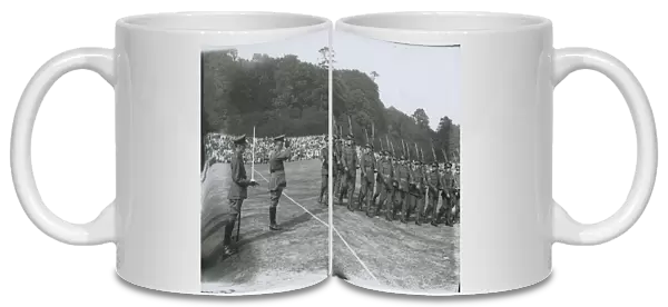 Trooping the colours at Arundel september 1933