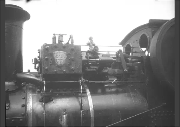 Aveling & Porter geared locomotive on the Amberely Quarry railway 1940