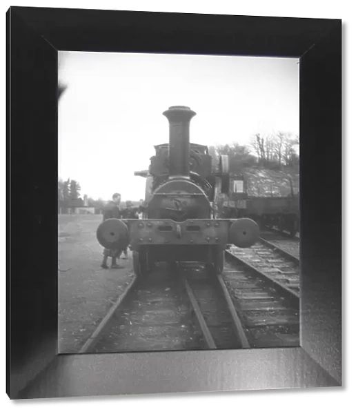 Aveling & Porter geared locomotive on the Amberley Quarry Railway 1940