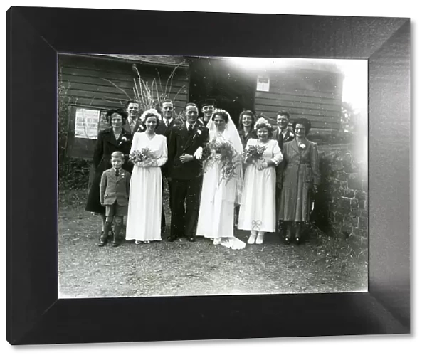 Jupp - Whittington wedding, Fittleworth, 18 February 1950