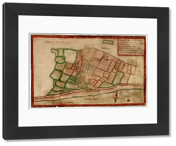 Map of the Manor of Middleton, 1606