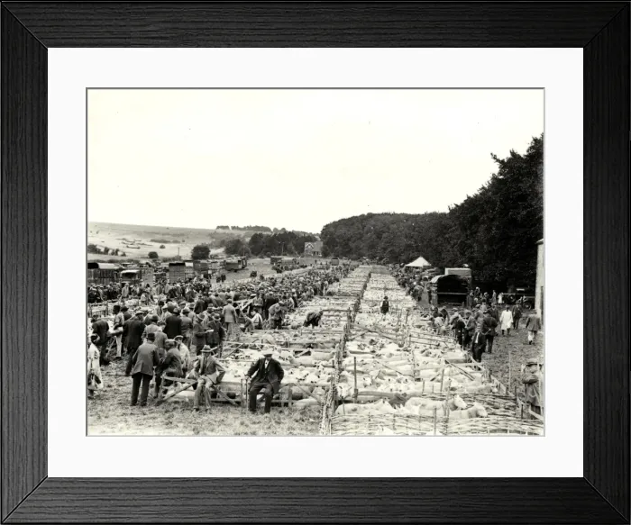 Framed Print : Findon Fair, September 1932 Framed Print : Findon Fair, September 1932
