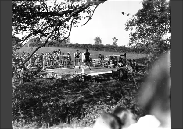 Graffham - Whit Monday - open air boxing match, May 1934