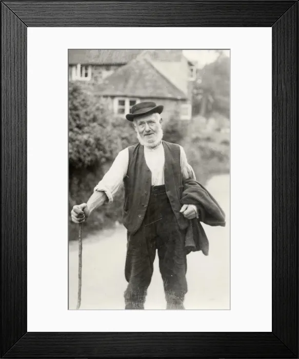 Framed Print : Gentleman of Upperton, Tillington, October 1931