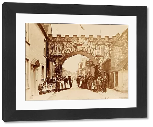 Jubilee Arch, West Gate, Chichester, 1897