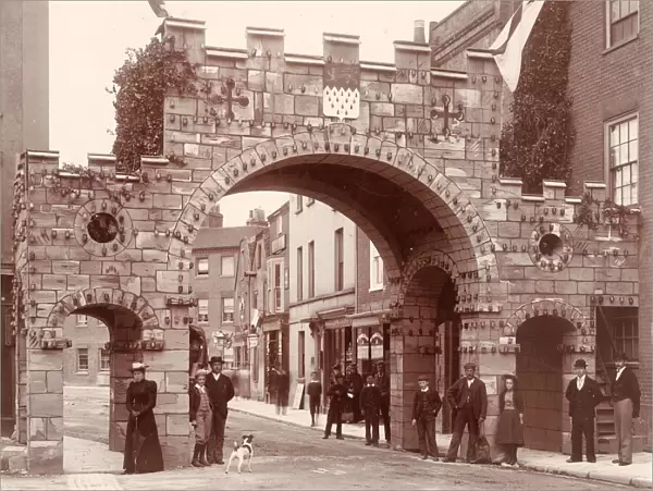 Jubilee Arch, East Gate, Chichester, 1897