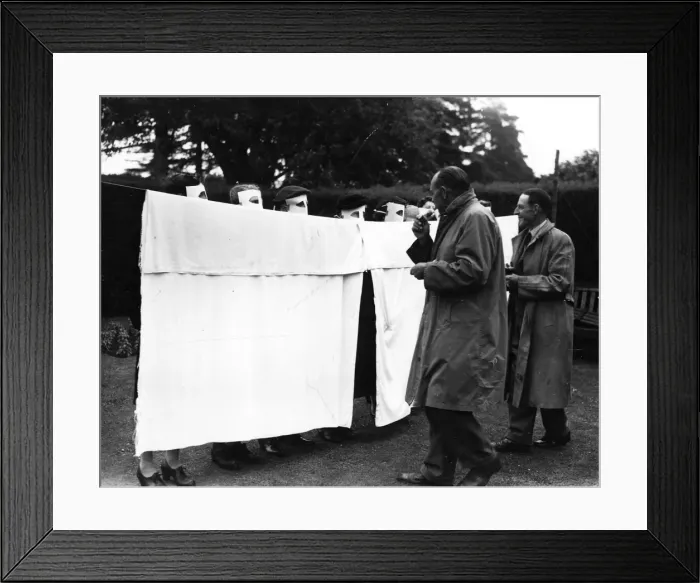 Framed Print : Best ankles contest, Stedham fete, June 1947 Framed Print : Best ankles contest, Stedham fete, June 1947