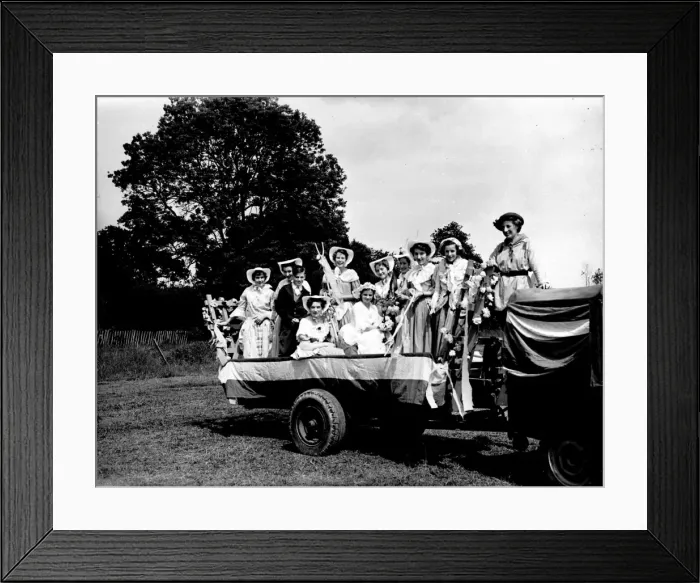 Framed Print : Fancy Dress competition, June 1953