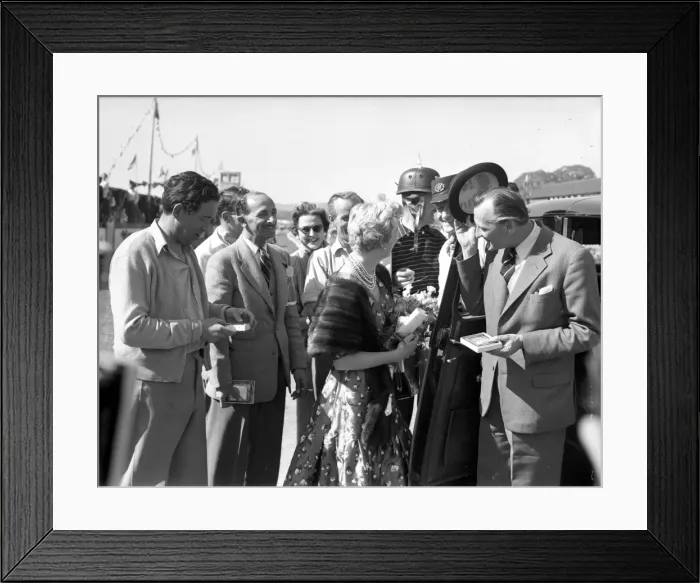 Framed Print : Goodwood motor racing, 28 May 1955 Framed Print : Goodwood motor racing, 28 May 1955