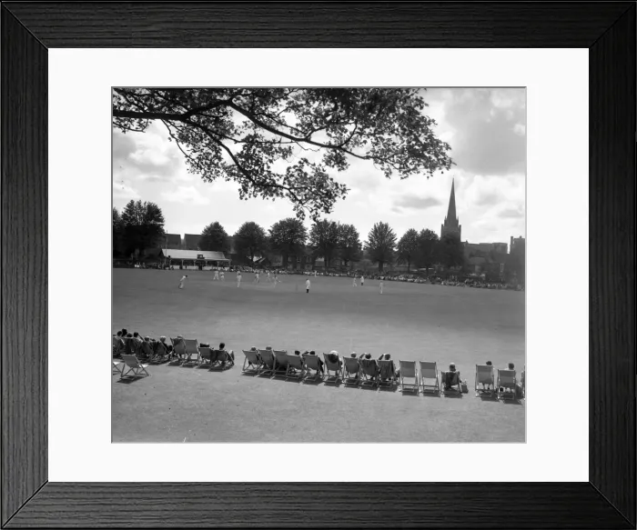 Framed Print : Charity Cricket Match, 12 August 1956 Framed Print : Charity Cricket Match, 12 August 1956