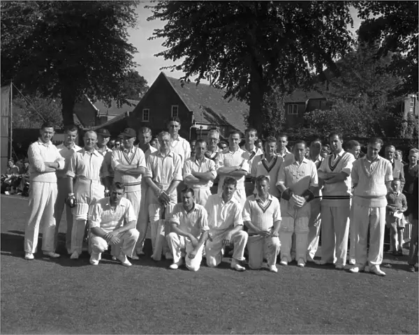 Cricket team group photograph
