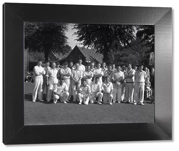 Cricket team group photograph