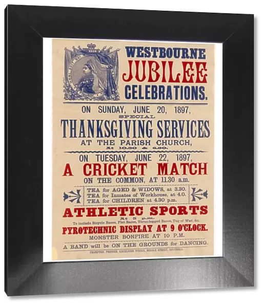 Diamond Jubilee Poster for Westbourne, 1897