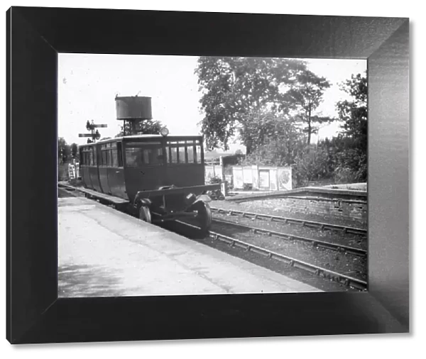 Ford Railcar set at Tenterden Town Station c. 1937