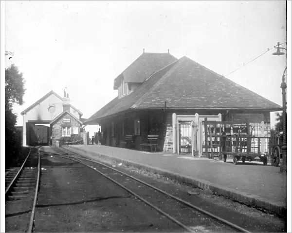 Lynton Station on the Lynton and Barnstaple Railway c. 1932