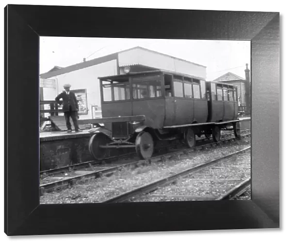 Railcar set at Headcorn Junction - Kent & East Sussex Railway c. 1932