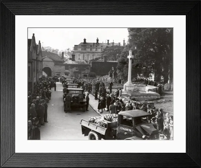 Framed Print : Petworth Boys School Funeral Framed Print : Petworth Boys School Funeral