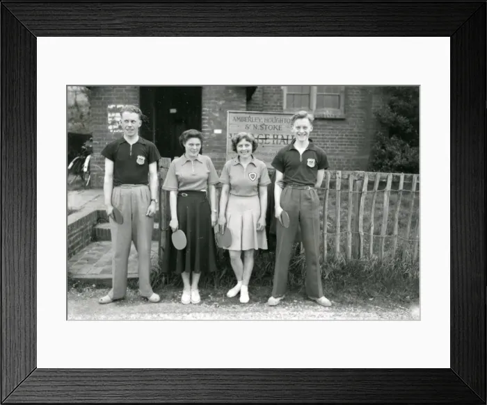 Framed Print : Fourth Annual Table Tennis Tournament at Houghton Bridge Framed Print : Fourth Annual Table Tennis Tournament at Houghton Bridge