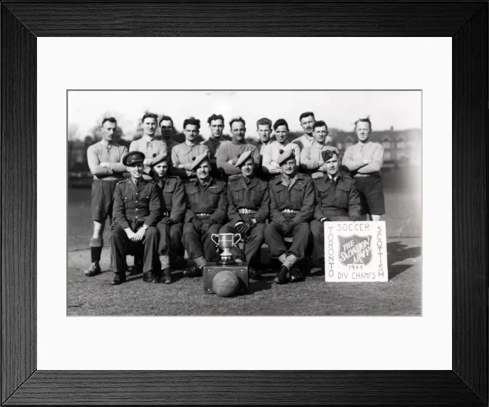Framed Print : Toronto Scottish Division Football Champions Framed Print : Toronto Scottish Division Football Champions