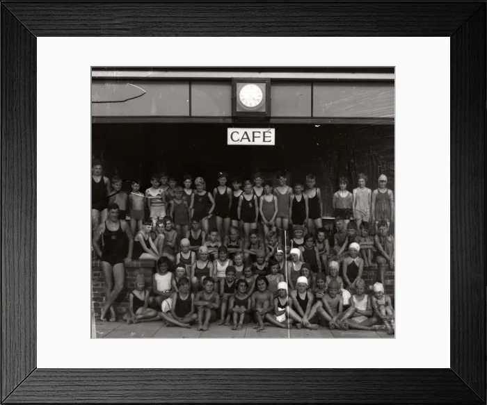Framed Print : Horsham swimming baths demonstration Framed Print : Horsham swimming baths demonstration