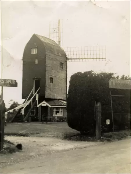 High Salvington Windmill, early 20th century