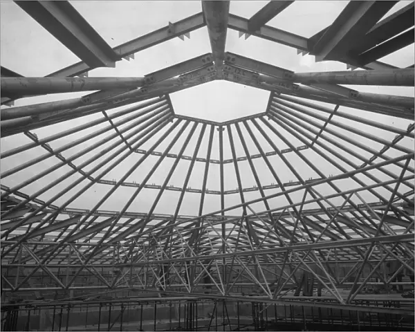 Building the roof of Chichester Festival Theatre
