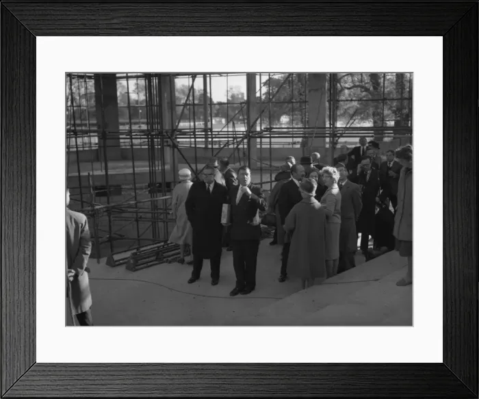 Framed Print : Roof topping ceremony at Chichester Festival Theatre Framed Print : Roof topping ceremony at Chichester Festival Theatre