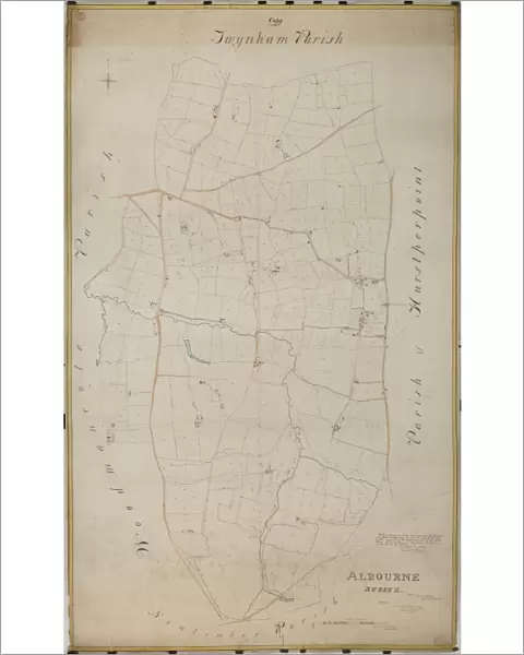 Albourne Tithe Map, 1838