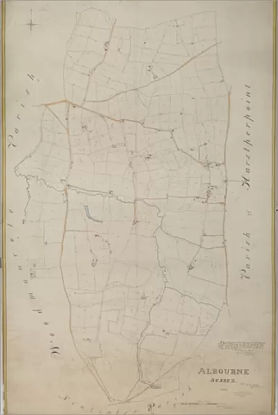 Albourne Tithe Map, 1838